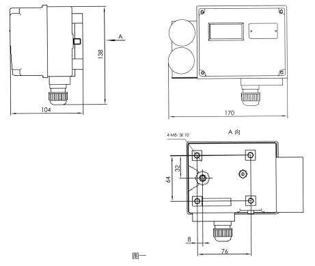 SPD智能電-氣閥門定位器外形尺寸