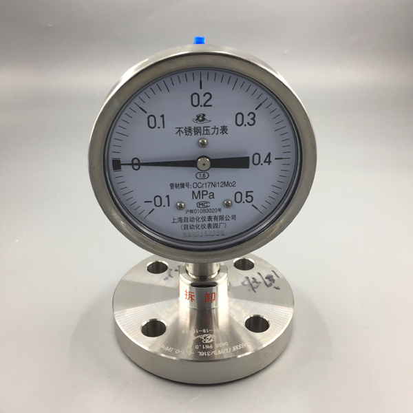 衛(wèi)生型隔膜壓力表