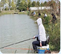 上海自動化儀表七廠雙休日舉行垂釣和撲克比賽