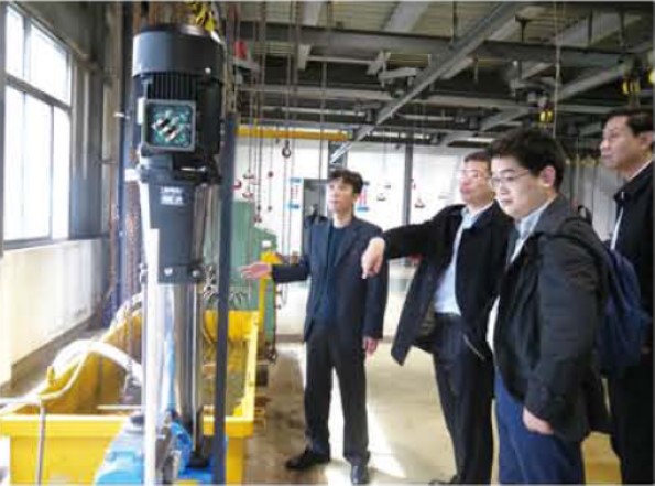 上自儀公司自儀七廠首臺華龍一號機組項目啟動 中核總領(lǐng)導(dǎo)專家一行蒞臨檢查指導(dǎo)