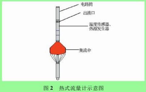 圖 2 熱式流量計(jì)示意圖