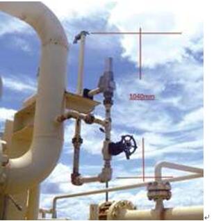 圖：打開時，此閥門將流體排放到大氣中。